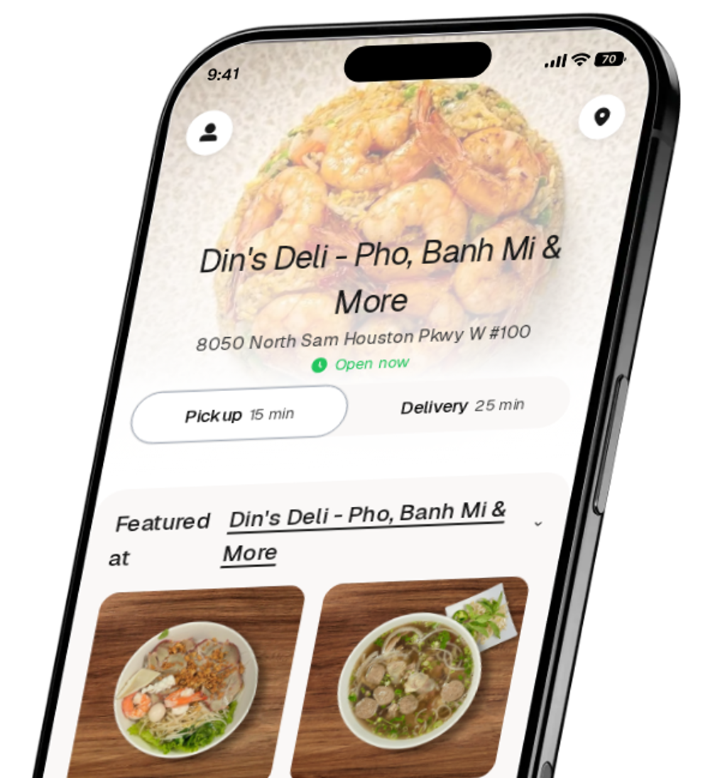 Din's Deli - Pho, Banh Mi & More app preview