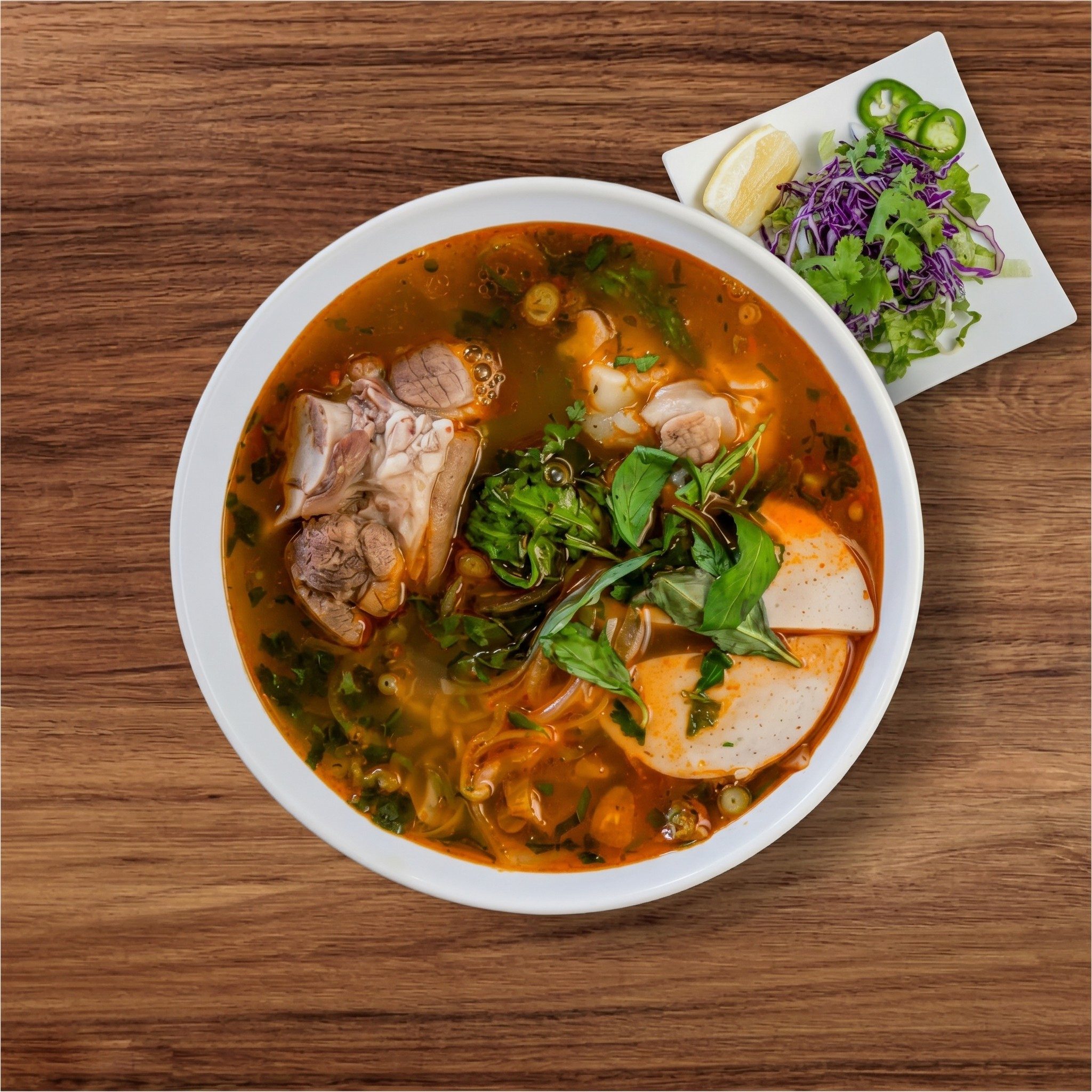 Spicy Beef Noodle Soup.