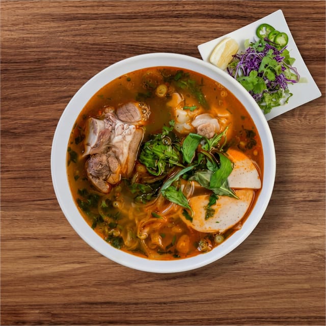 Spicy Beef Noodle Soup.