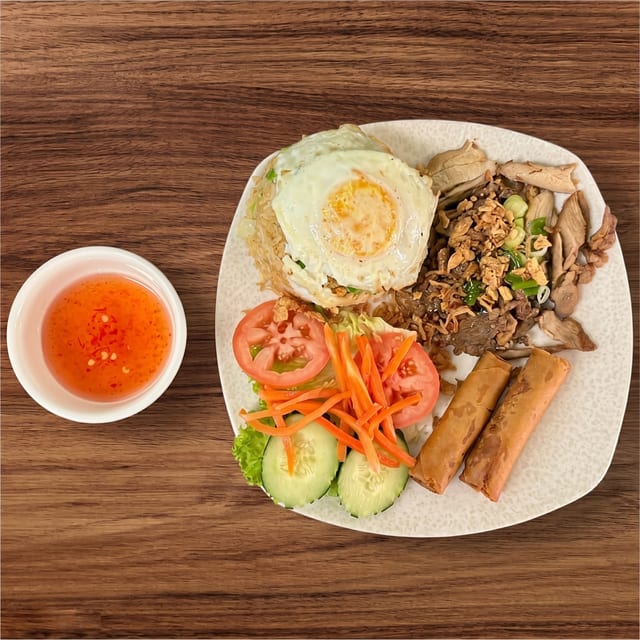 Combo Pork Chop with Rice.