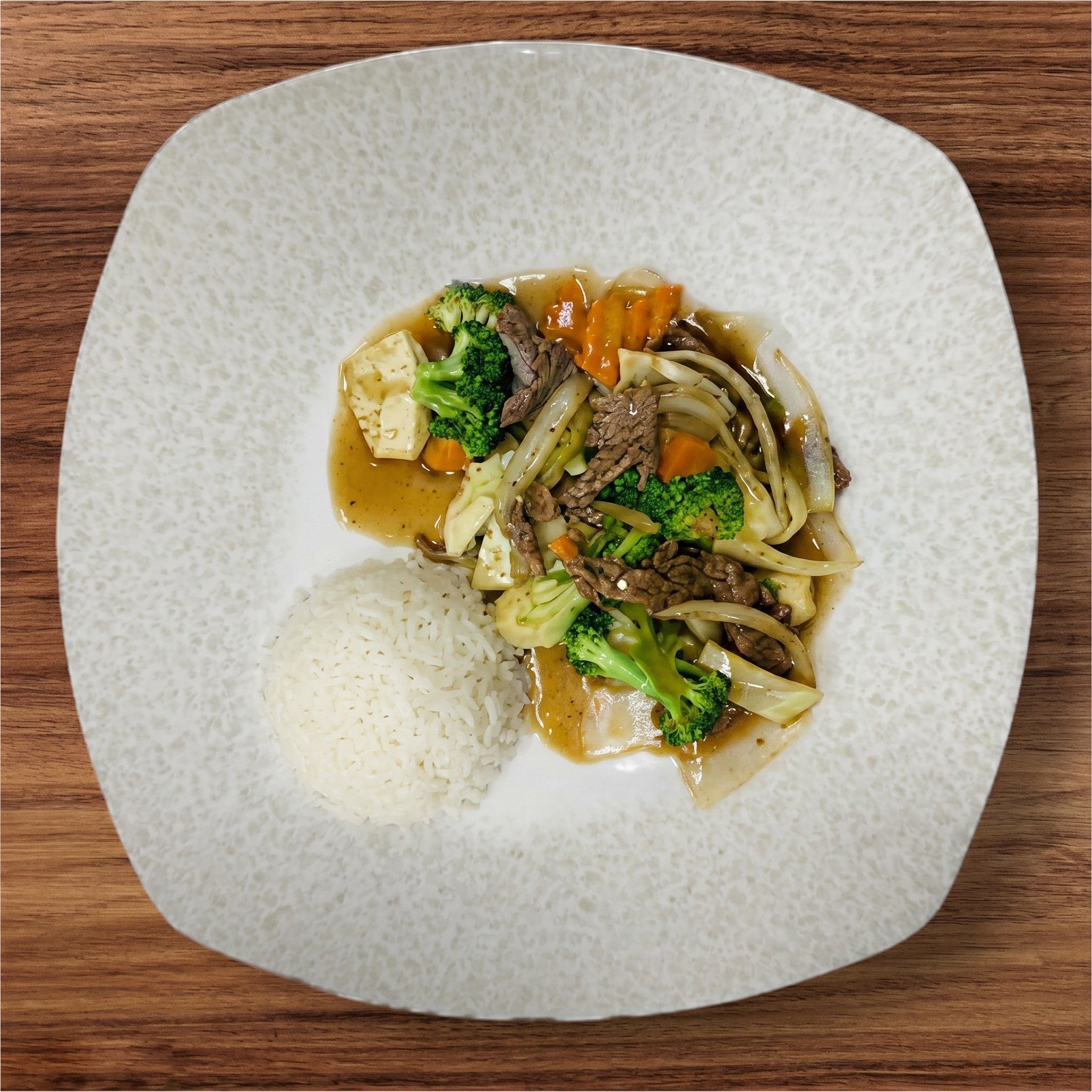 Beef with Mixed Vegetable.