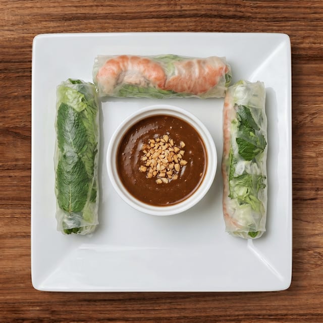Tofu Spring Rolls.