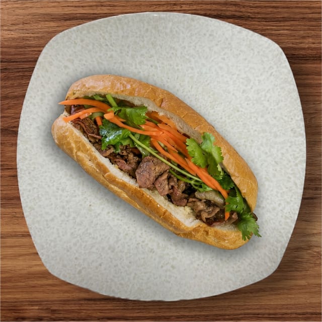 Grilled Pork Sandwich.