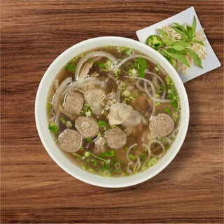 Beef Meatballs Pho - Phở Bò Viên